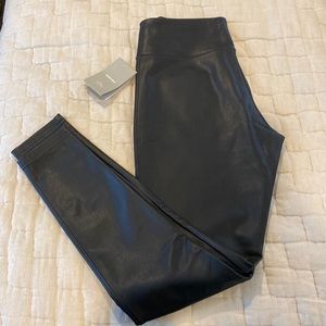 Faux leather leggings
